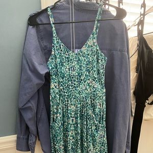 Watercolor Print Dress